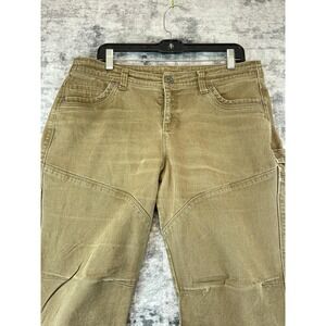 KÜHL Women's 12 Short 35x28 Outdoor Work Pants Rugged Cotton Cargo Hiking Brown